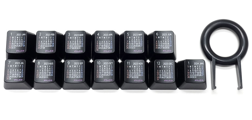 FILCO Calendar Keycap Set 2023の画像