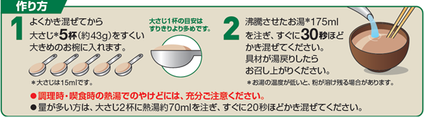 プロテイン味噌汁